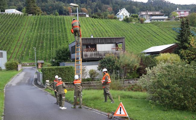 Zivilschützer frischen ihr Wissen auf