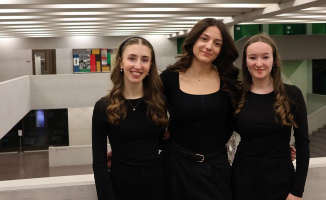 Mut schlägt Lampenfieber: Wir haben drei Schülerinnen ans Kantikonzert begleitet