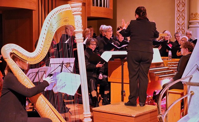 Herbstkonzert: Frauenchor mit hochromantischem Chorgesang
