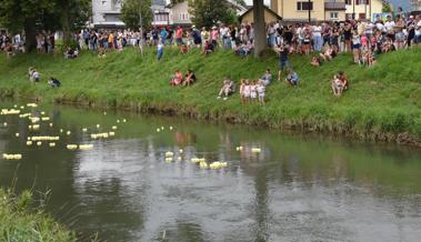 Ein Kanal voller Entchen