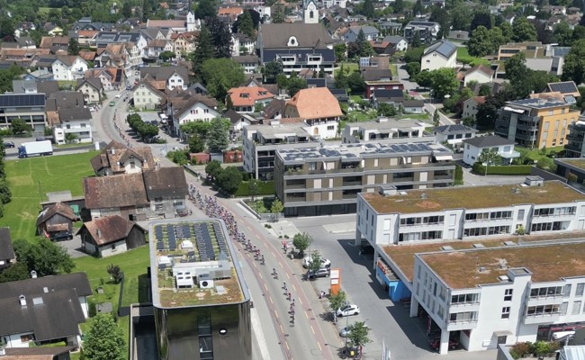 Die Tour de Suisse in Oberriet – kleine und grosse Velofans genossen das Spektakel