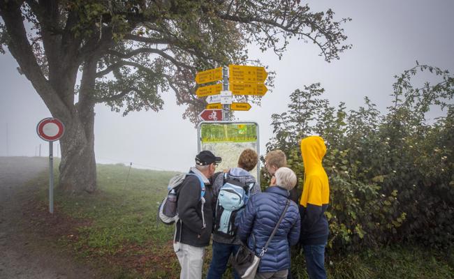 Wanderwege  erwandernswert halten
