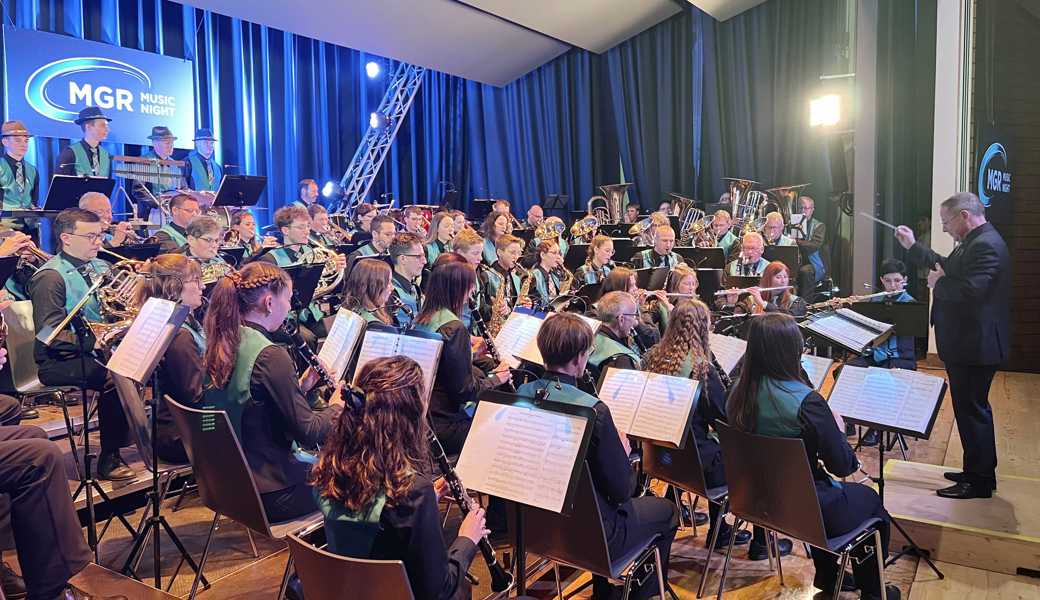 Die Musikgesellschaft Rüthi spielte ein Konzert voller Emotionen.