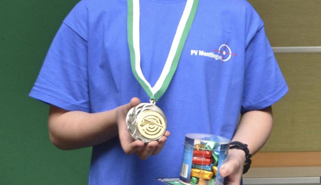 Silber gab es für Philipp Wenk, PSV Montlingen, in der Kategorie U15 bewegl. Auflage.