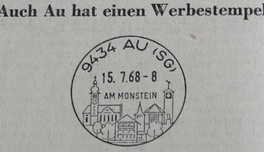 Werbung mit dem Poststempel war modern