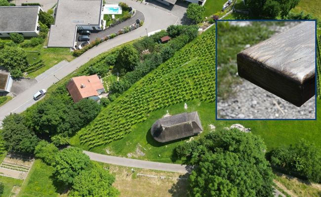 Rätseln Sie mit: Wo ordnen Sie dieses Detail auf der Drohnenaufnahme ein?