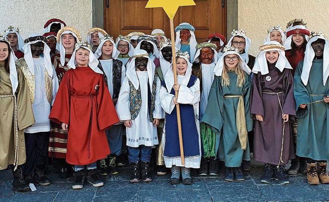 Glückwünsche und Segen überbracht