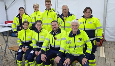 Sanitäter an der Rhema: Bereit für Schlimmes, das ausbleiben soll