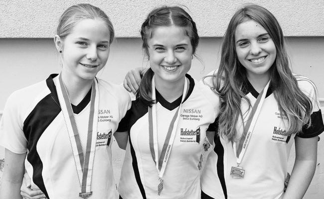 Erfolgreiche Jugi-Mädchen am Kantonalfinal