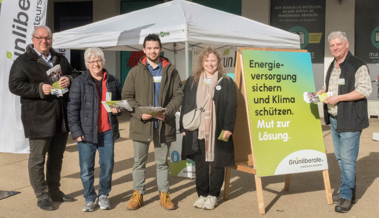 Grünliberale Partei war am Markt mit einem Stand vertreten