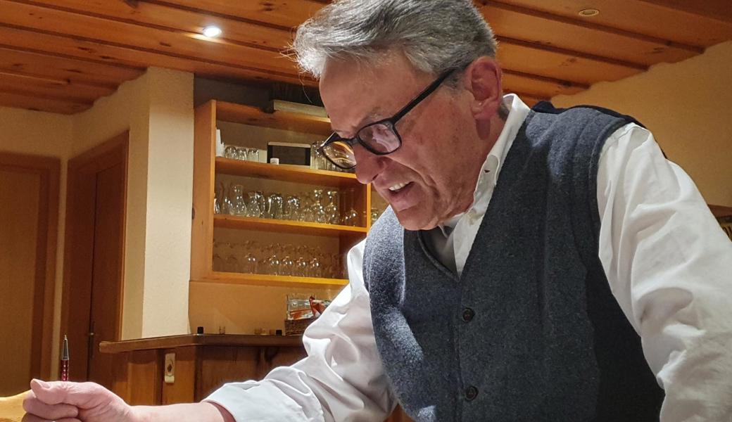 Präsident Livio Crameri. Präsident Livio Crameri.