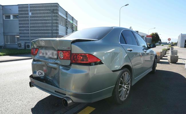 Bei Auffahrunfall leicht verletzt