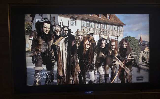 Rheintaler Perchtawiiber im süddeutschen Fernsehen