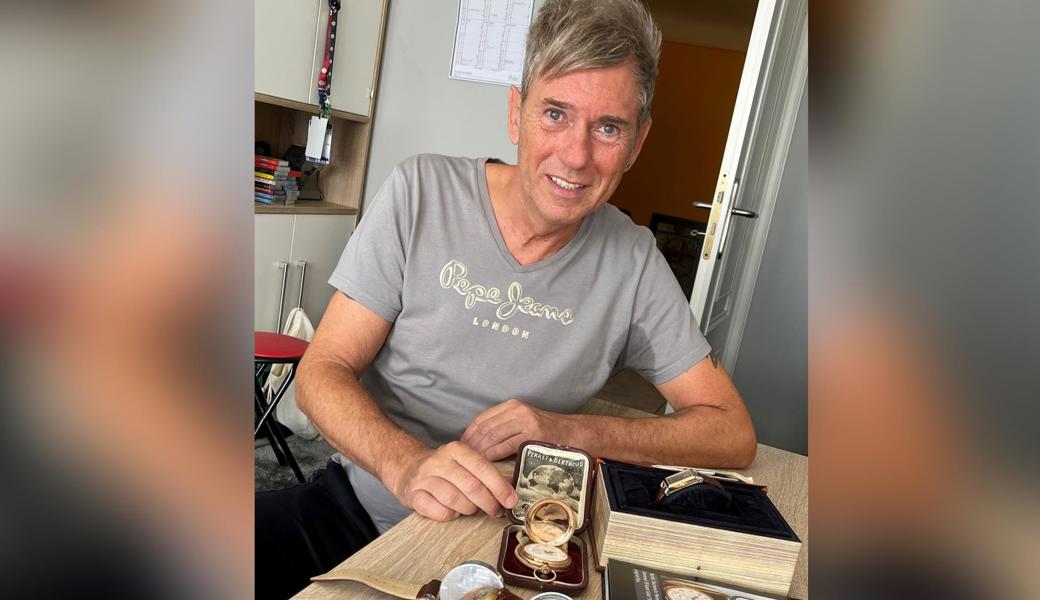 Franz Götz übernahm vor drei Jahrzehnten nicht nur das Geschäft vom Vater, sondern auch seine Leidenschaft zum Sammeln schöner Universal-Armbanduhren.