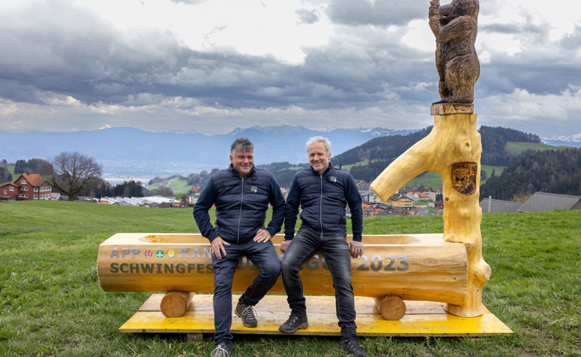 Rheintaler im Einsatz für das Appenzeller Schwingfest in Oberegg