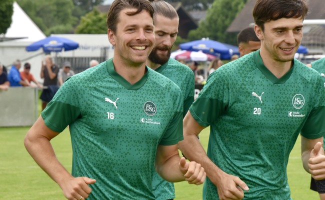 Die FCSG-Profis testen am Freitag im Rheintal gegen den SC Brühl