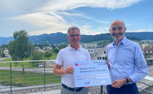 Peter Heule Stiftung unterstützt Neubauprojekt «Wyden»