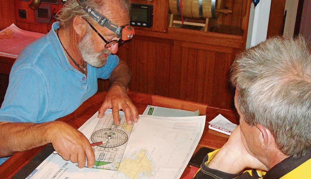 Alois Dietsche besitzt ein Hochseebrevet. Er ist meistens in den griechischen Gewässern unterwegs. 