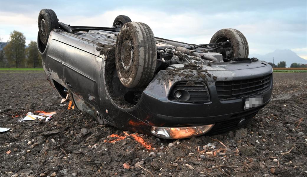 Die Unfallstelle in Kriessern.