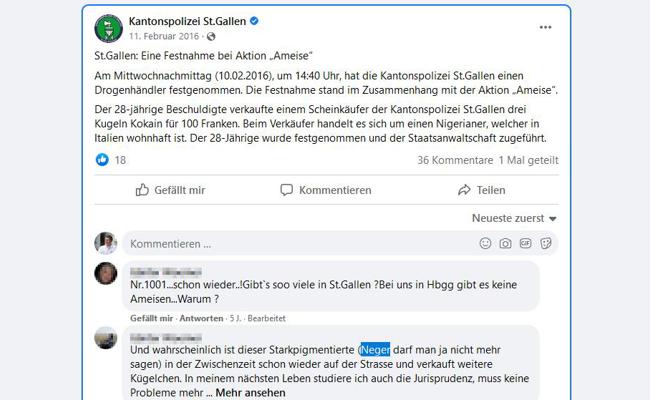 Nimmt’s die Polizei nicht ernst?