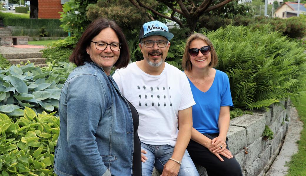 Das Organisatorenteam: (v. l.) Esther Gächter-Kobler, Walter Zai und Katrin Büchi-Mathys.