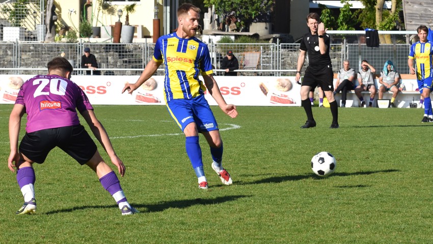 Für Au-Berneck und den fünffachen Rückrunden-Torschützen Amir Dervisevic geht der Abstiegskampf in Ruggell weiter.