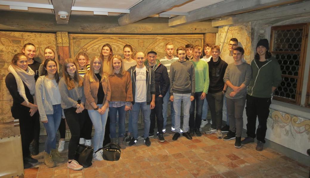 Jungbürger versammelten sich im Festsaal des Alten Rathauses. 