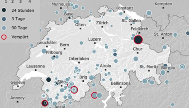 Es hat gerumpelt: Erdbeben der Stärke 4,1 mit Epizentrum in Vaduz