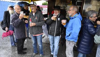 Der Jahrmarkt in Rebstein fand trotz Corona und Regen statt