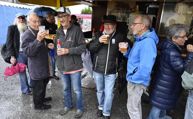 Der Jahrmarkt in Rebstein fand trotz Corona und Regen statt