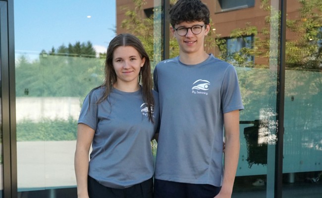 Leonie und Andri Halter feiern an der offenen SM in Uster Erfolge