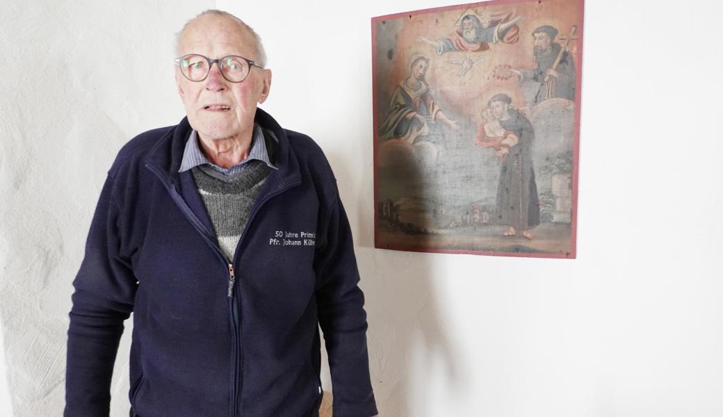 Pfarrer Johann Kühnis kehrt in seine frühere Heimat im Oberrheintal zurück.  Pfarrer Johann Kühnis kehrt in seine frühere Heimat im Oberrheintal zurück.