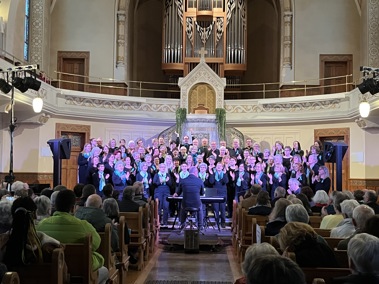 Benefizkonzert Gospelchor Singing4You Altstätten mit Projektchor