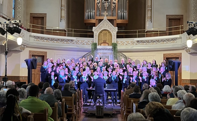 Benefizkonzert Gospelchor Singing4You Altstätten mit Projektchor