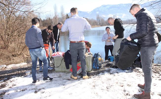 Schwimmen ist auch im Winter möglich