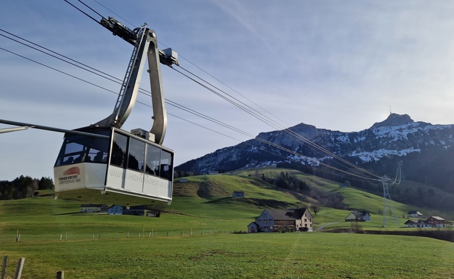 Revisionsarbeiten auf dem Hohen Kasten: Seilbahn steht still, Restaurant bleibt zu