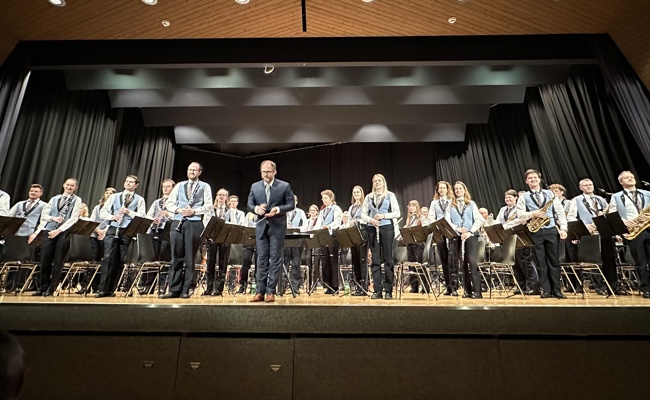 Musikgesellschaft Konkordia spielte am Frühlingskonzert auf