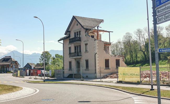 Beiz weicht Überbauung am Dorfeingang