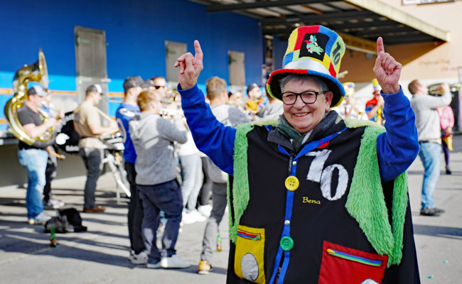11.11 Uhr und ein paar Minuten: Im Dorf startet die Fasnacht mit Guggenmusik und Polonäse
