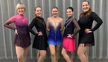Erwachsenen-Eislauf im Trend – fünf Rheintalerinnen erfolgreich am Pizokel-Cup in Chur