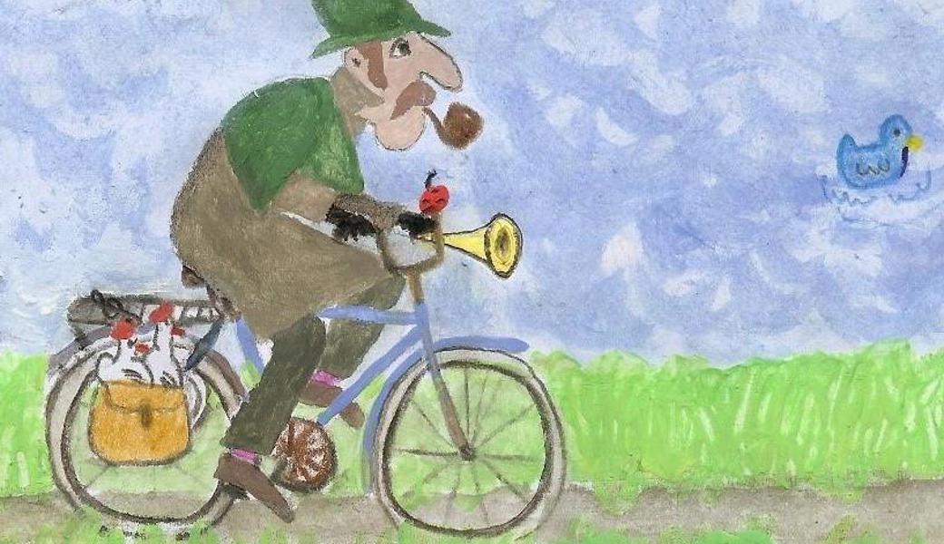 Antonio braucht ab dem 18 Mai Hilfe für seinen dritten Fall. Er radelt an einem Sommertag mit seinem alten Velo von Thal an den Rohrspitz.