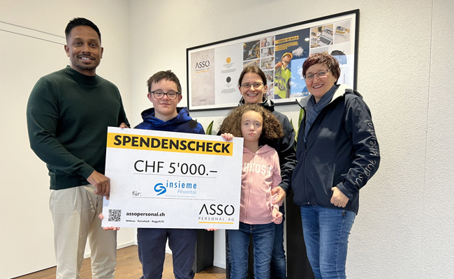 Verein insieme Rheintal erhält grosszügige Spende