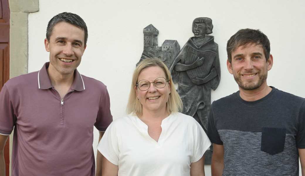Stellen sich für die Ortsgemeinde Rebstein zur Wahl (v. l.): Michael Graf, Tina Federer und Manuel Marquart.