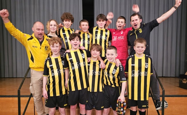 Der Nachwuchs des FC Heiden glänzt am Appenzeller Hallencup