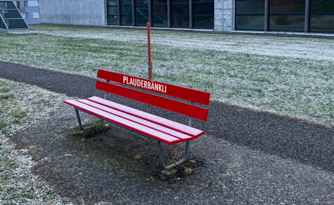 Auf dem Bänkli ist's zu kalt: Im Winter wird in der «Reburg» geplaudert