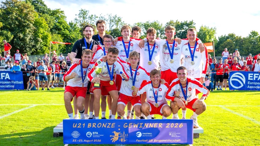 Auch den U21-Männern reichte es nicht zu mehr als Bronze.