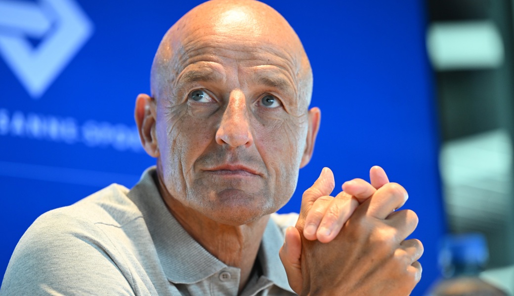 Sechs Jahre St.Gallen, knapp vier Monate Bochum und nun Lausanne-Sport: Peter Zeidler am 23. Juni 2025.