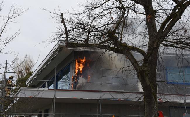 Fassadenbrand entdeckt