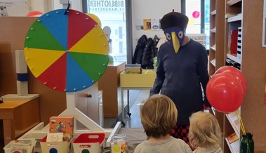 Globis Geburtstag am BiblioWeekend in der Bibliothek
