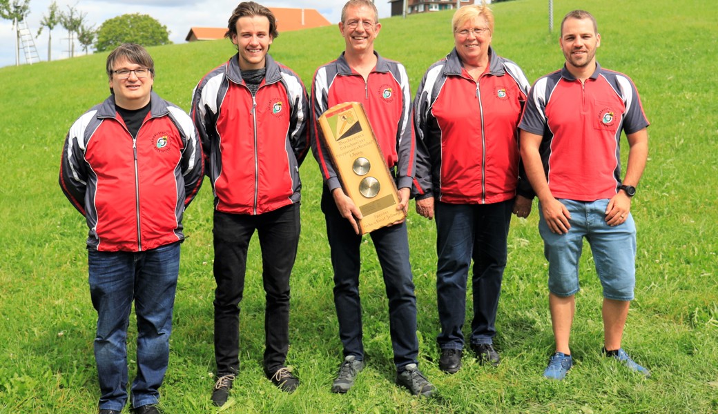 Gewannen miteinander für Altstätten die Gruppenmeisterschaft (von links): Christof Eugster, Christoph Winteler, Louis Schneider, Maria Grossglauser und Michael Götti.